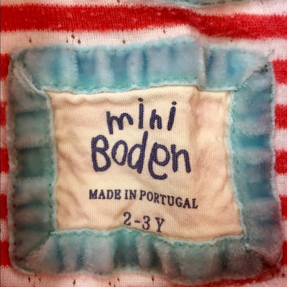 Mini Boden Striped Shirt - Picture 5 of 5